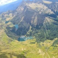 Flugwegposition um 11:36:44: Aufgenommen in der Nähe von Gemeinde Lessach, 5580, Österreich in 2875 Meter